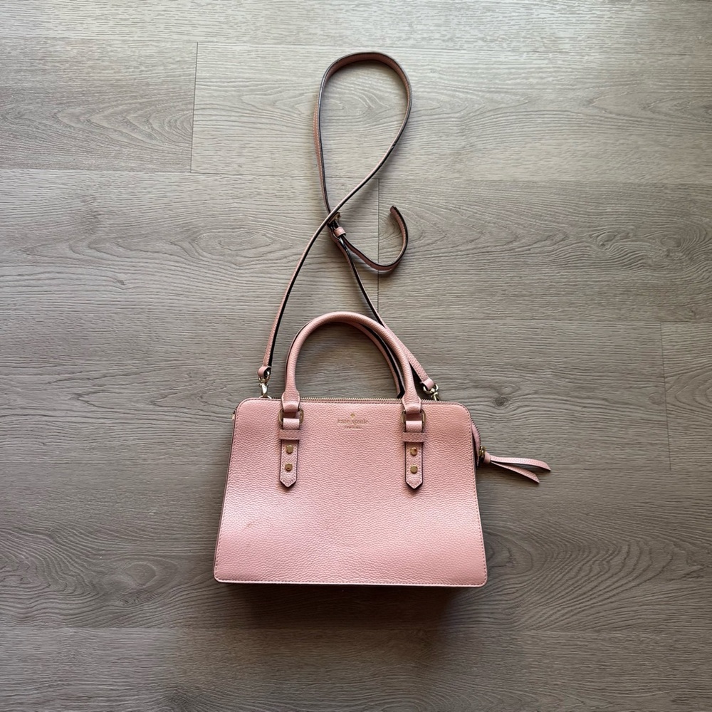 kate spade Dusty Pink Leather Satchel - Picture 3 of 15